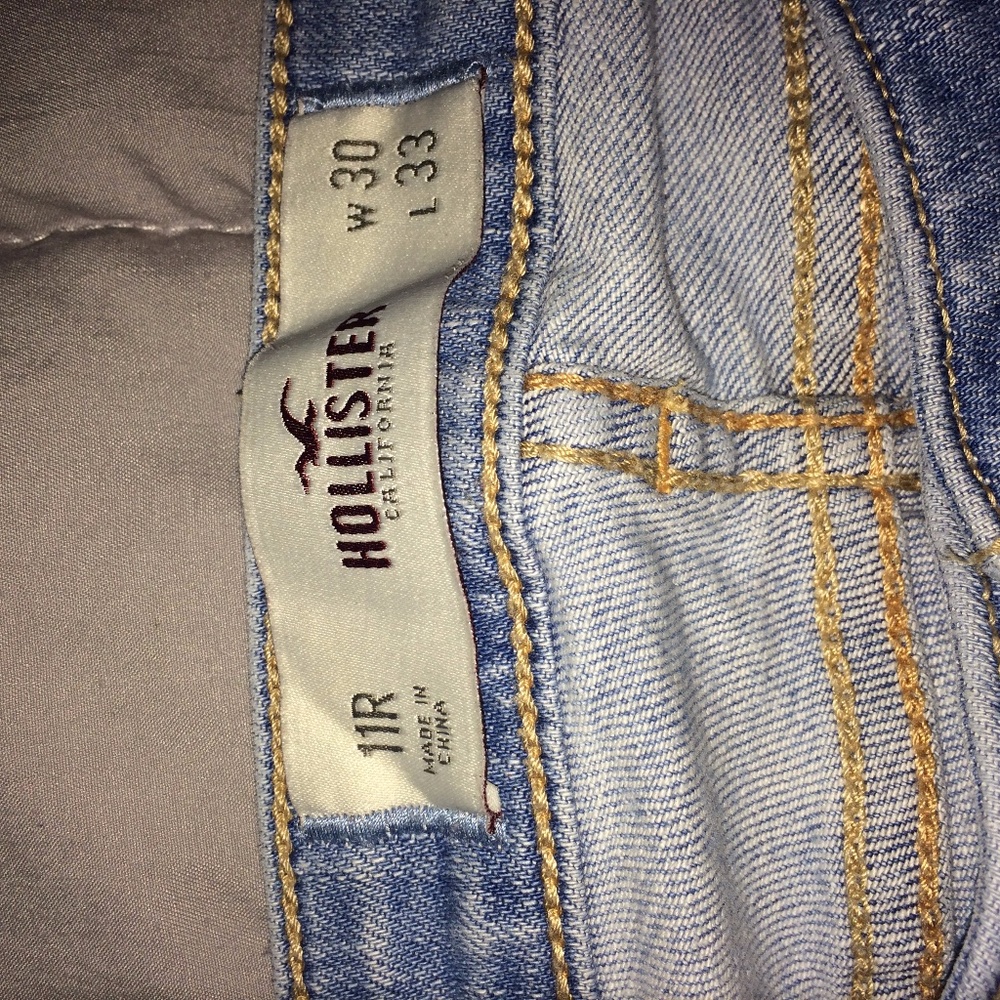 low rise Hollister jeans
